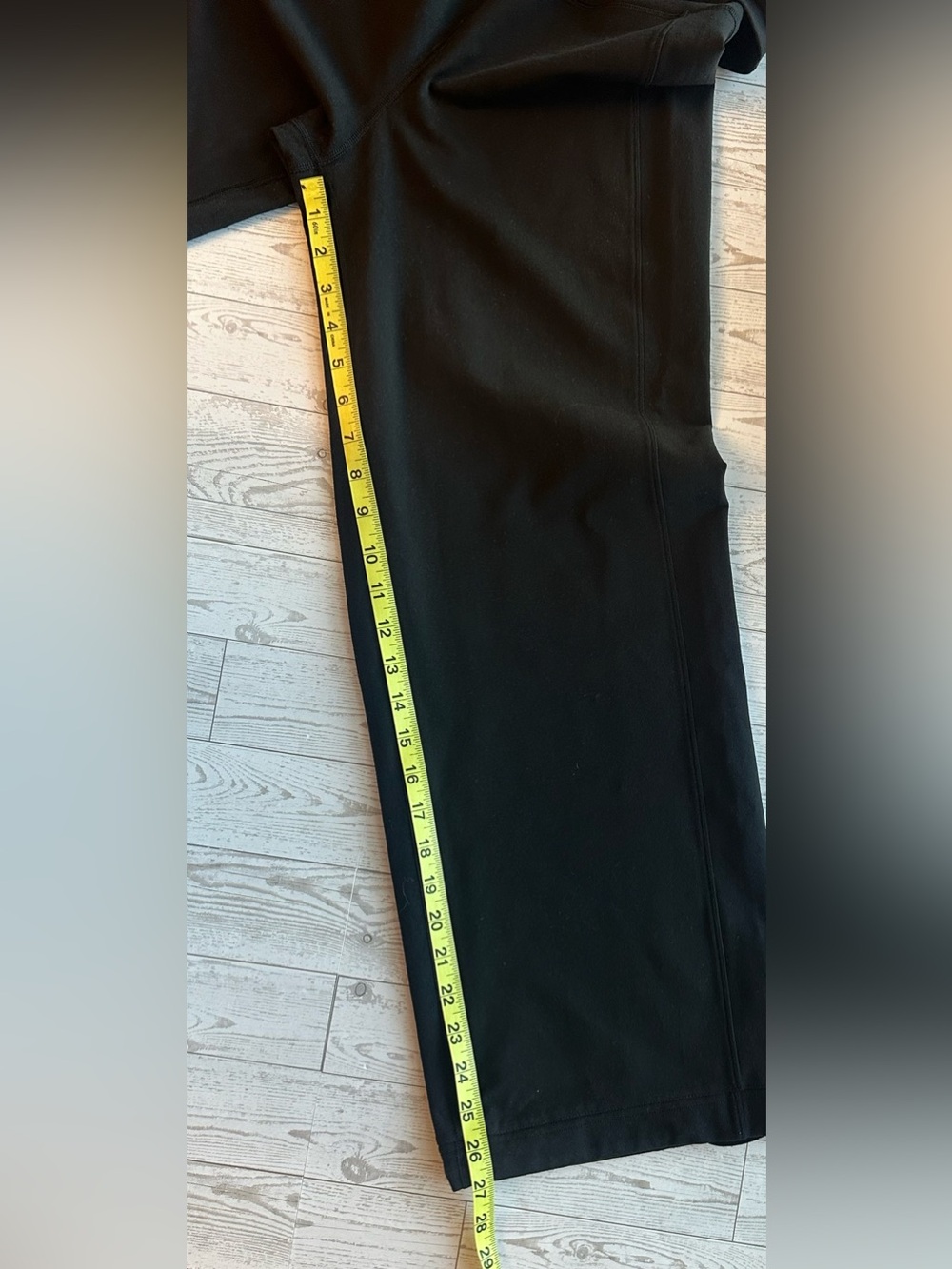 lululemon Black Groove Wide Leg Foldover Yoga Pants Size 6 - Picture 8 of 10